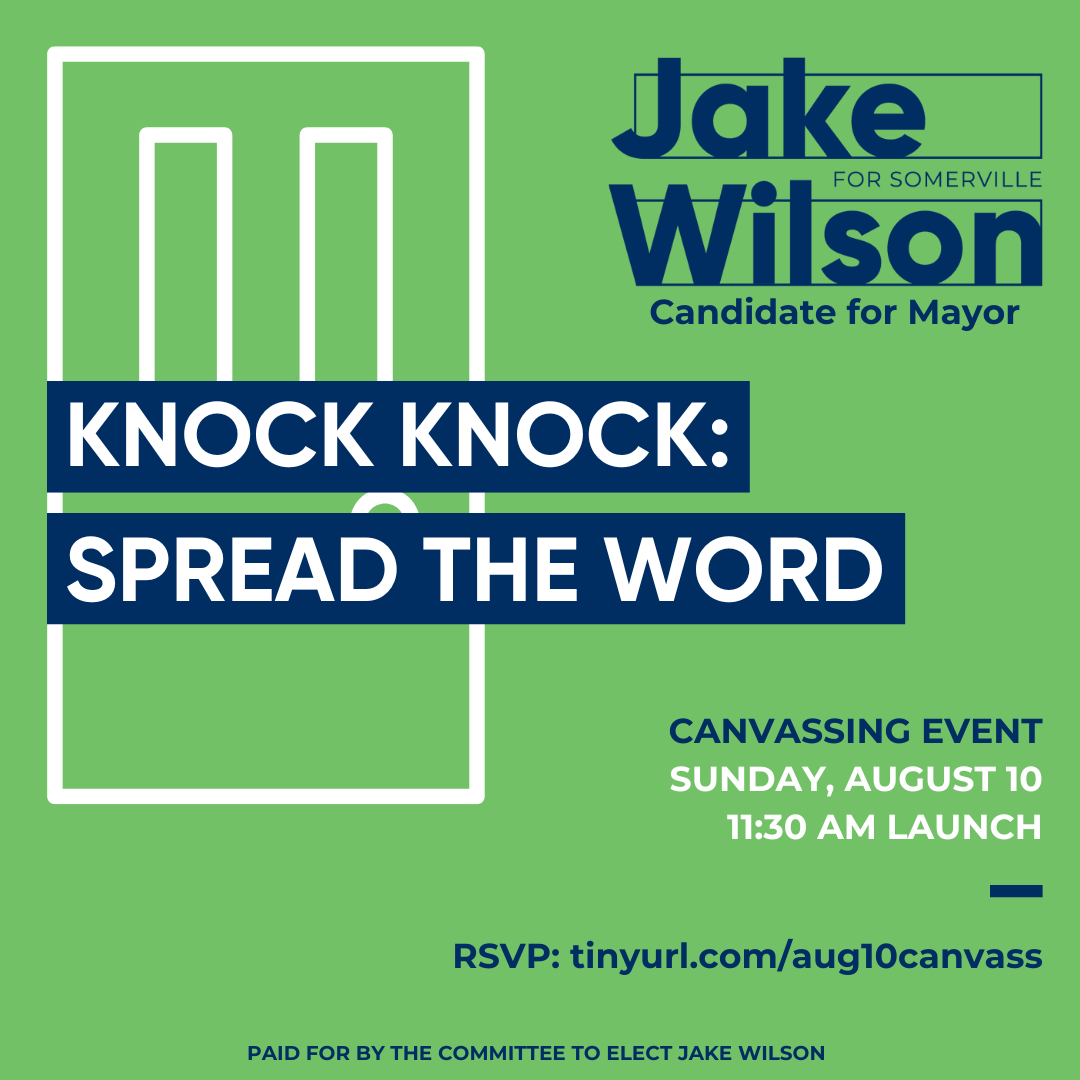 KNOCK KNOCK: Spread the Word | Canvassing Event Saturday, August 10, 11:30 AM Launch | RSVP: tinyurl.com/aug10canvass