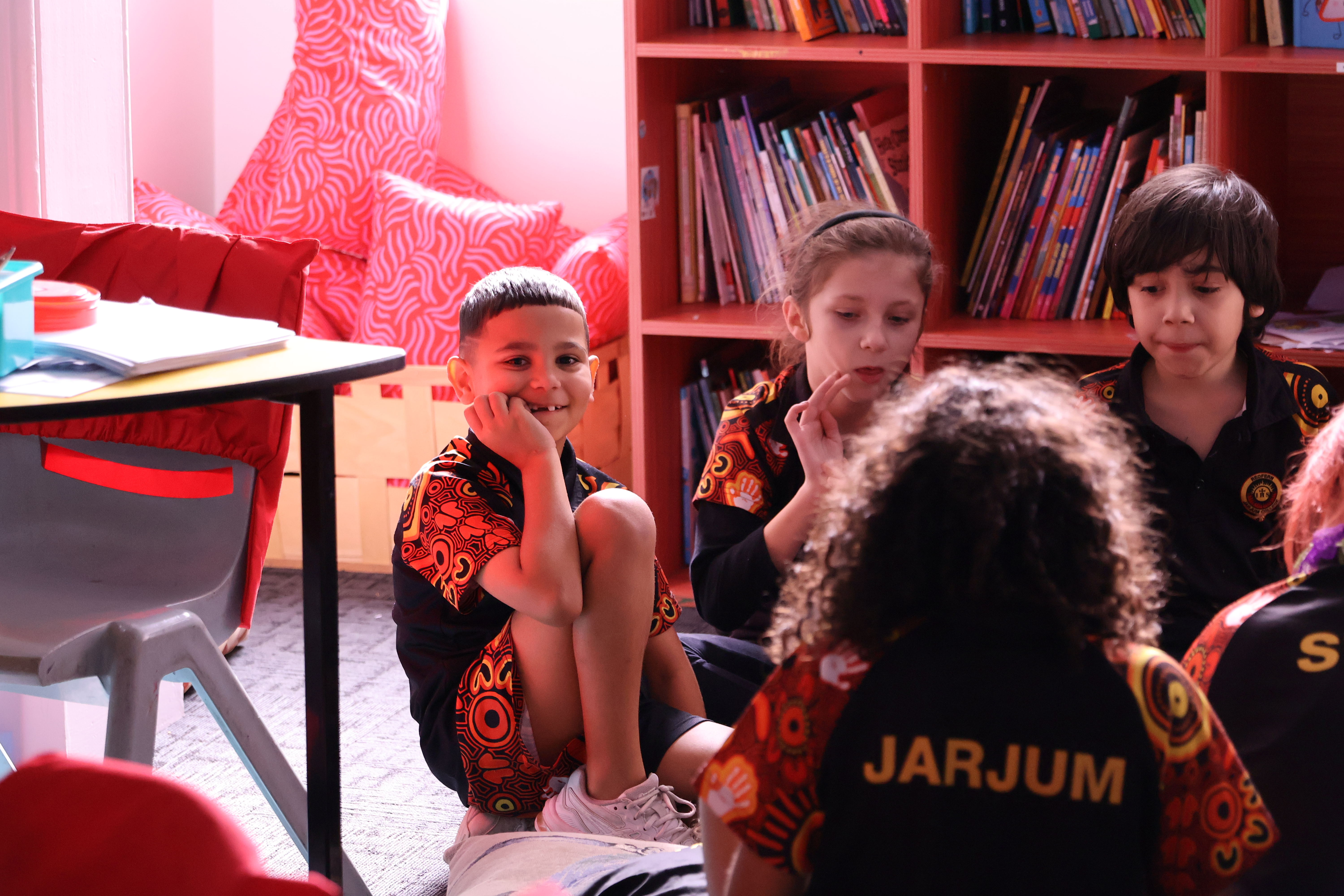 A joyful moment at Redfern Jarjum College