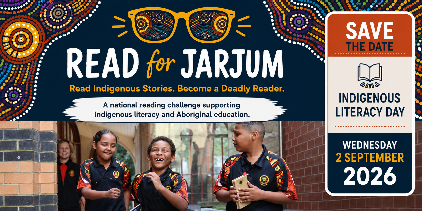Read for Jarjum 2026, Read Indigenous Stories, Become a Deadly Reader