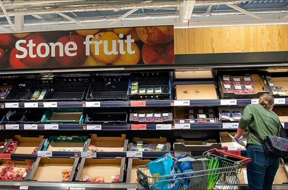 More Food Shortages on the Way British Freedom Party