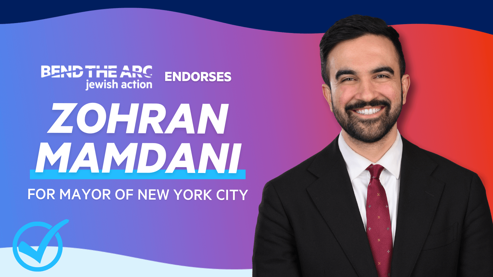 Bend the Arc: Jewish Action endorses Zohran
Mamdani for mayor of NYC