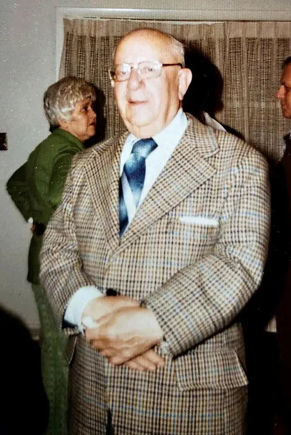 CEO Jamie Beran's great-grandfather Harry Cutler, circa the early 1970s