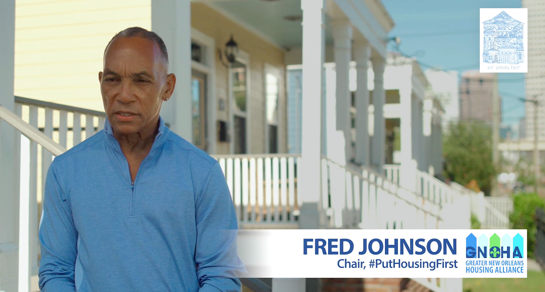 Fred Johnson of the The Greater New Orleans Housing Alliance (GNOHA)