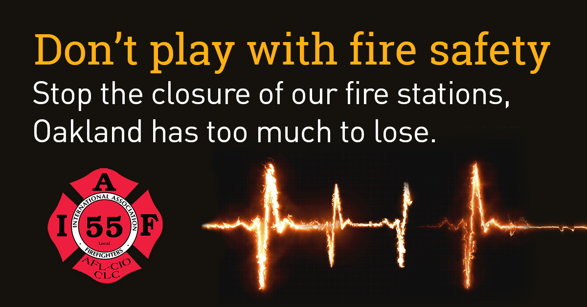 Community supporters of IAFF Local 55 campaign