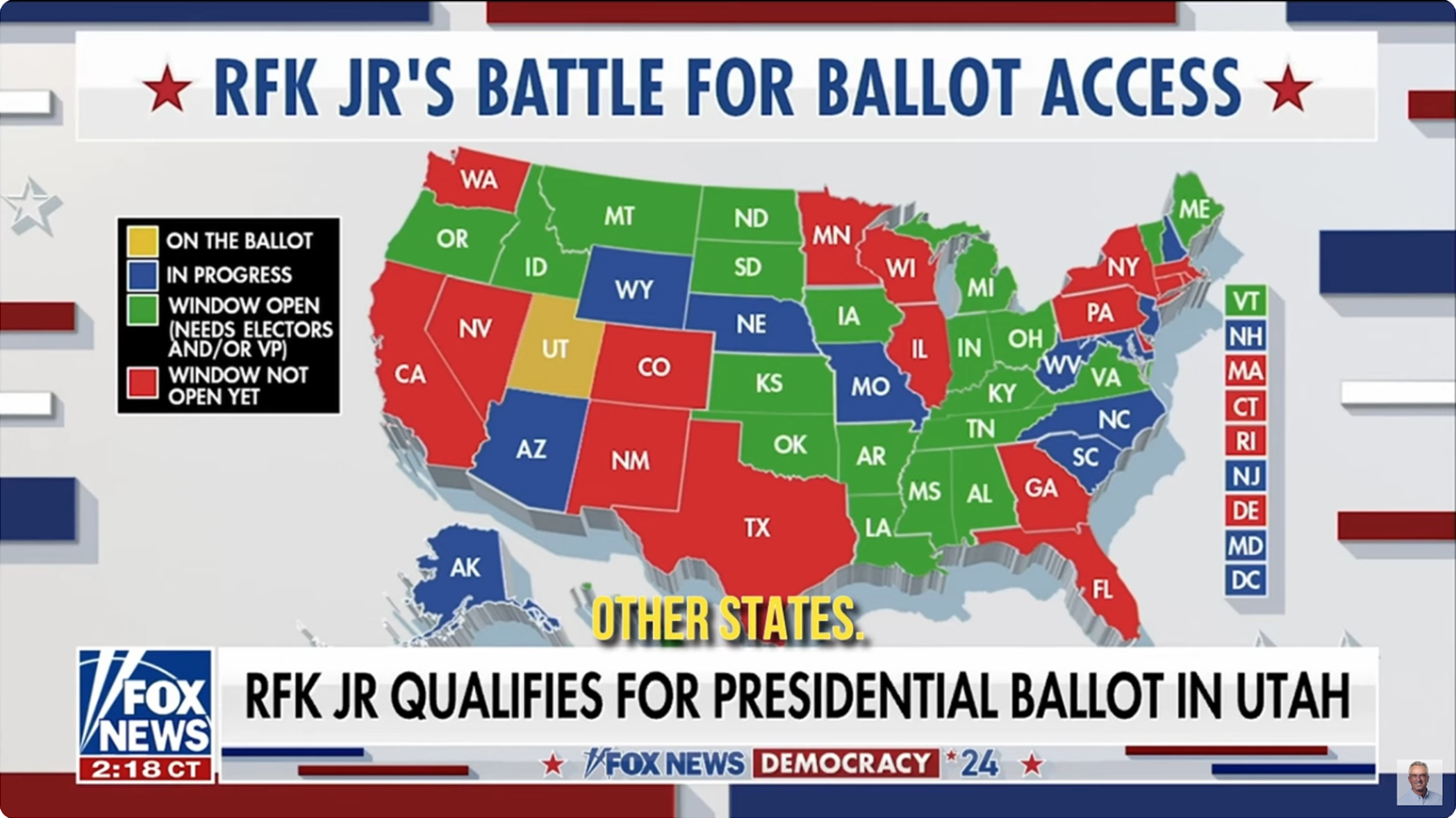 RFK Jr. Qualifies for Presidential Ballot in Utah