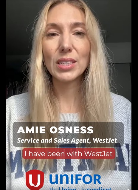 Meet Amie - Standing Up for Good Jobs at WestJet