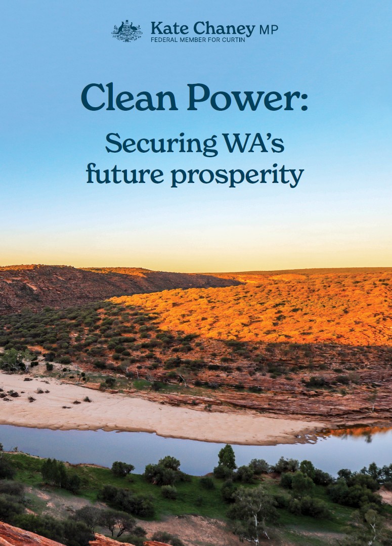 Cover of Clean Power: Securing WA’s future prosperity