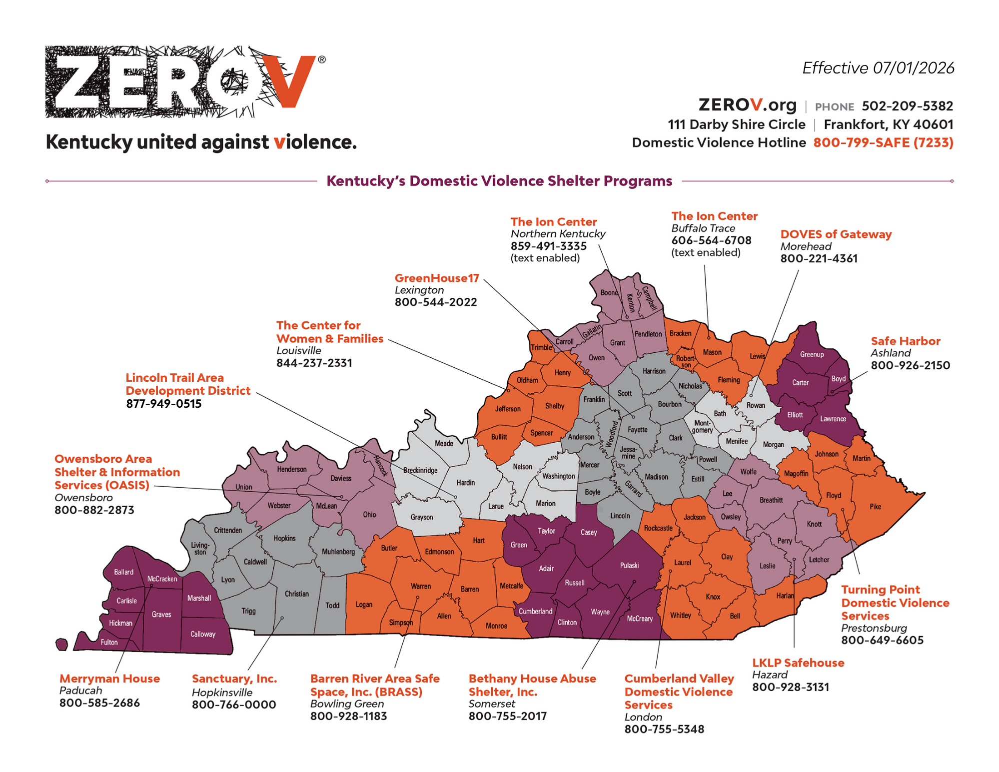 ZeroV Shelter Program Map Updated 06/30/26