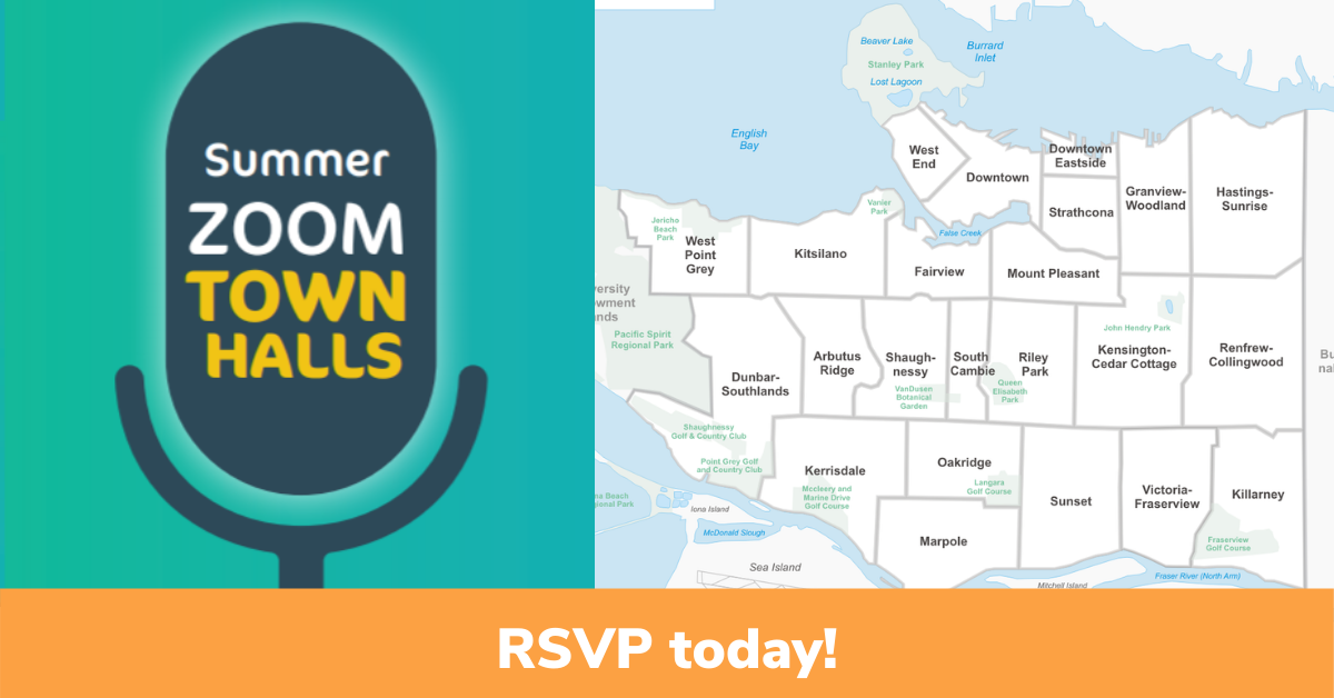Zoom Town Hall (Arbutus Ridge, Dunbar, Kerrisdale, Kitsilano, and