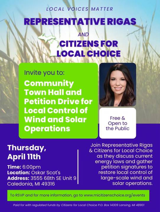 Citizens for Local Choice Flyer