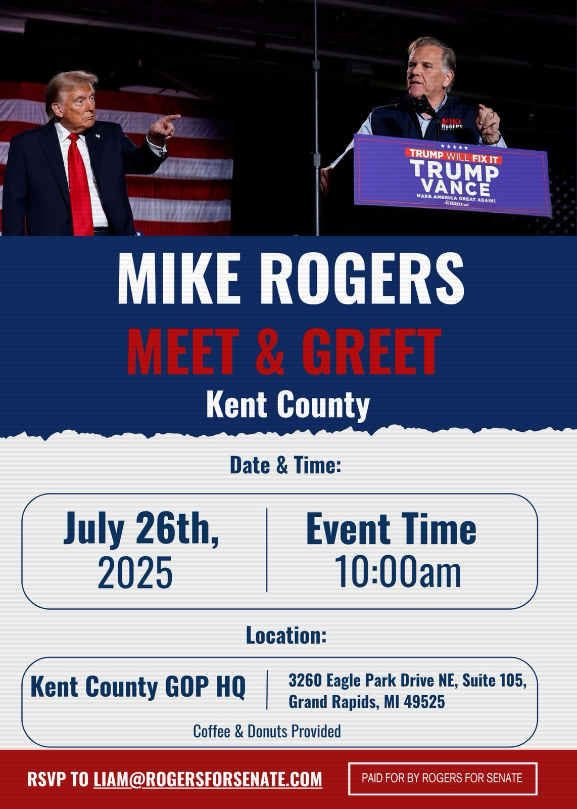 Mike Rogers Meet & Greet