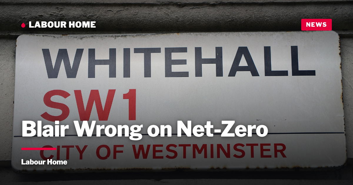 Blair Wrong on Net-Zero