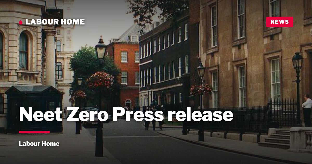 Neet Zero Press release