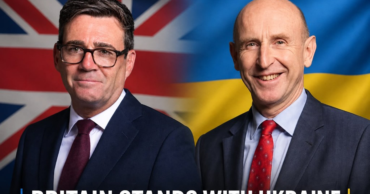 Burnham hails Ukraine as 'Europe's protector' as Healey pledges Britain will stand with Kyiv 'for as long as it takes'