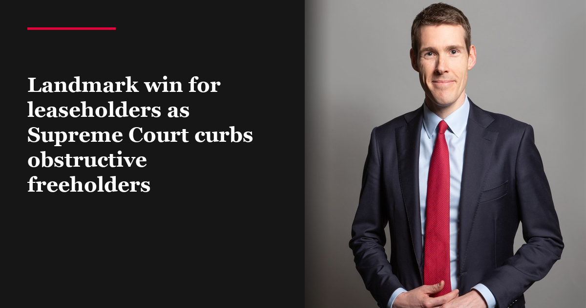 Landmark win for leaseholders as Supreme Court curbs obstructive freeholders