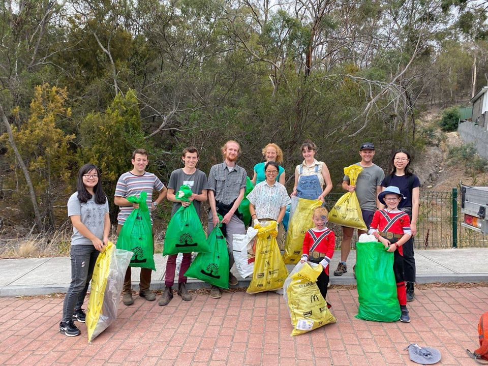 Tasmanian Landcarers' effort in Clean up Australia Day