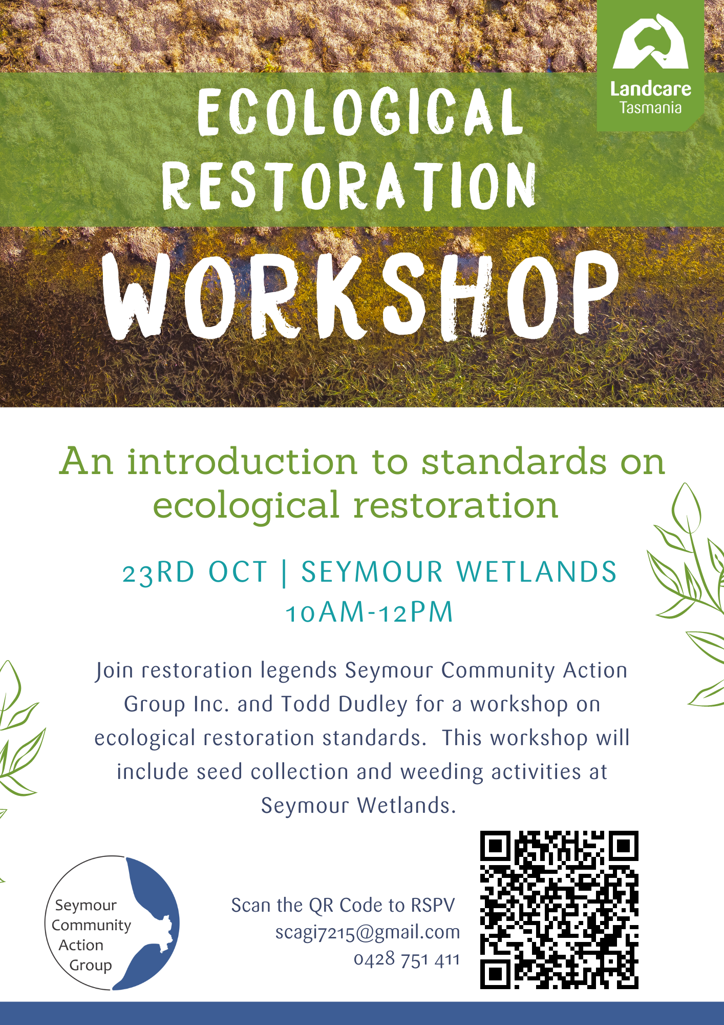 Ecological Restoration Workshop with SCAGI 
