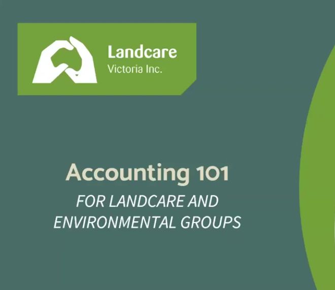 Accounting 101 for Landcare Groups