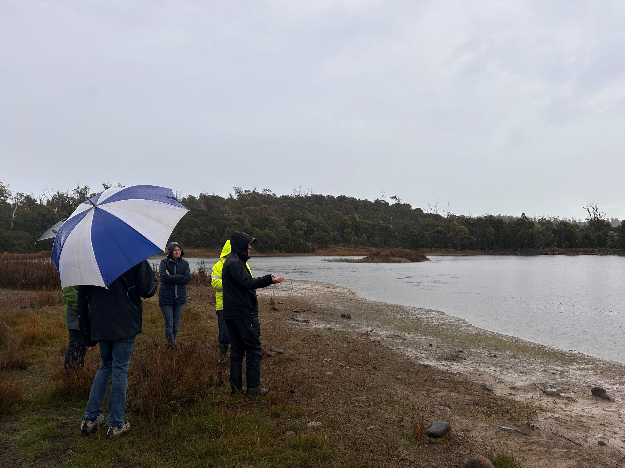 Rain, farm dams and resilience in the West Tamar