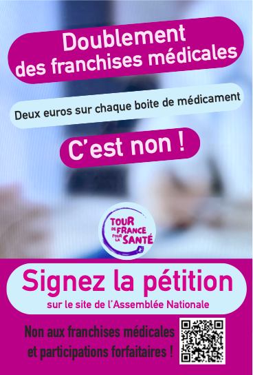 Pétition contre les franchises médicales