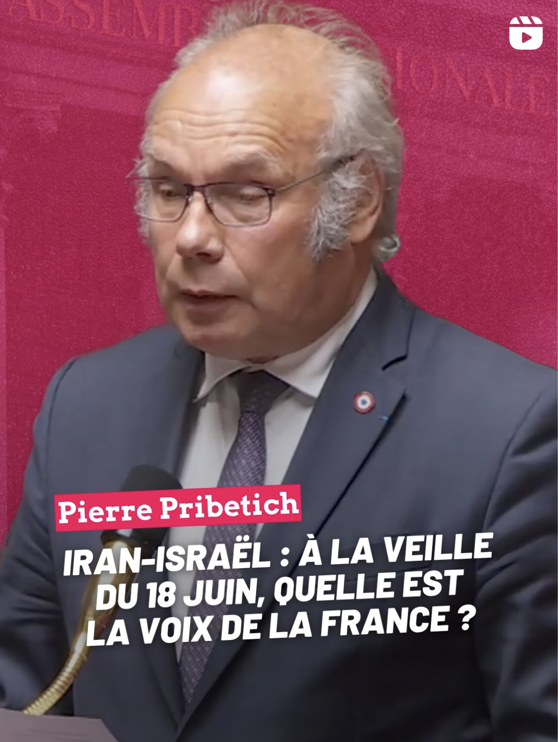 Le député Pierre Pribetich en QAG :  "Iran-Israël : Quelle est la voix de la France ?"