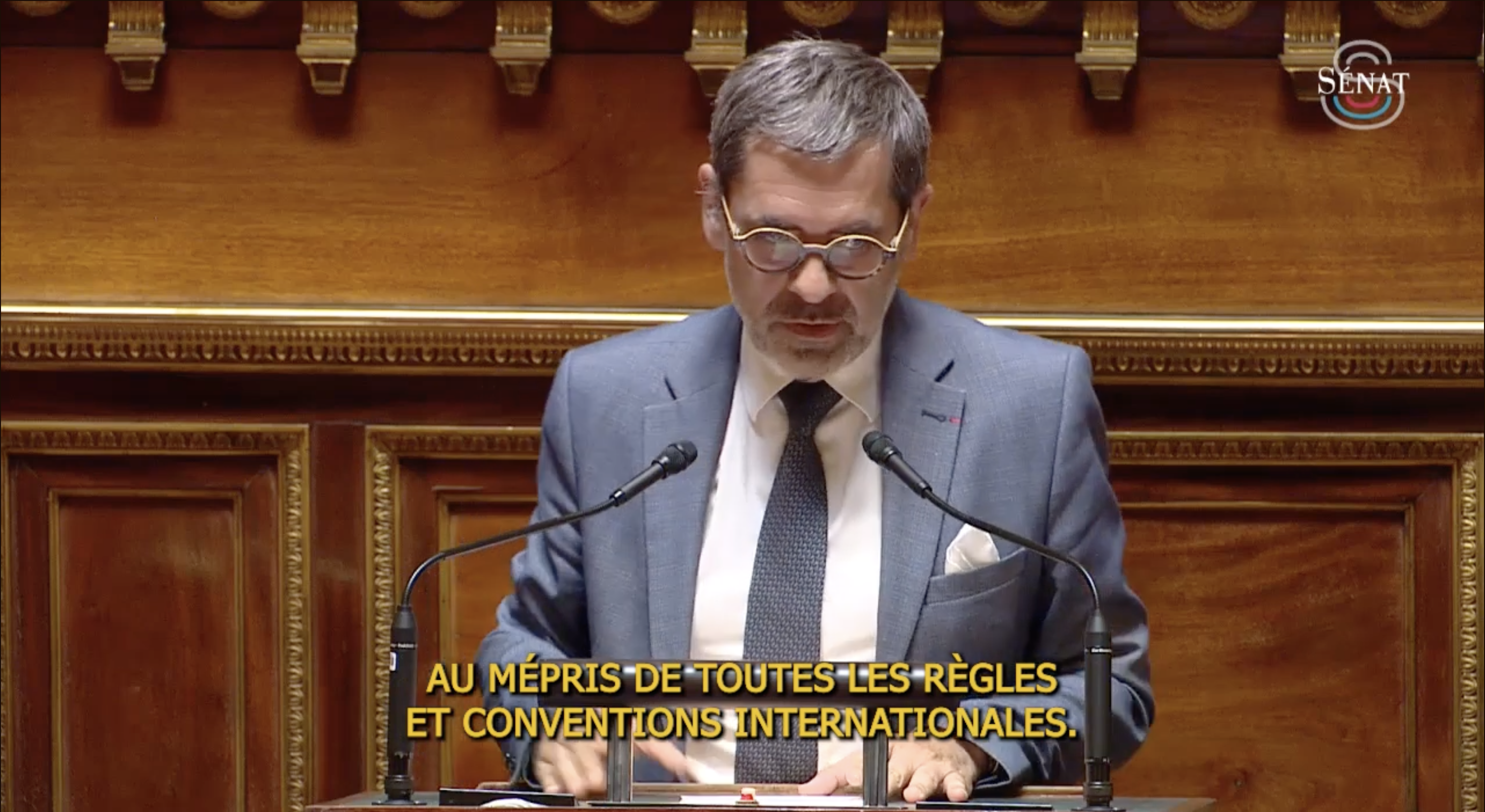 Intervention de Michael Weber au Sénat