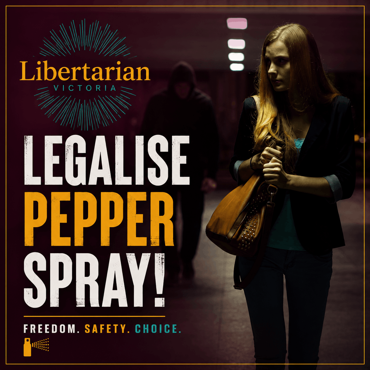 legalise pepper spray Victoria image