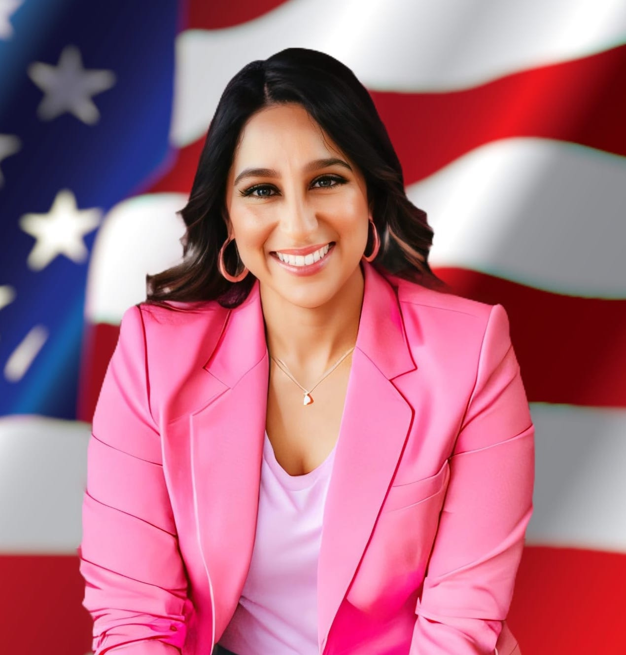 Country Jam 2024 - Leslie Collazo meeting voters.