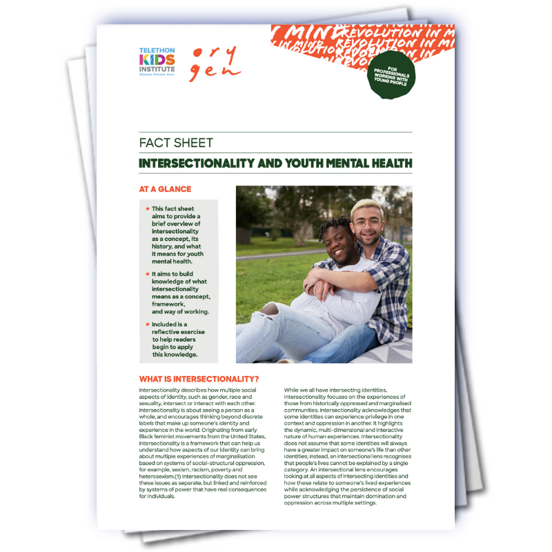 Fact Sheet: Intersectionality and Youth Mental Health - LGBTIQ+ Health ...