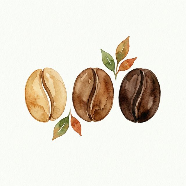 Coffee roasting levels