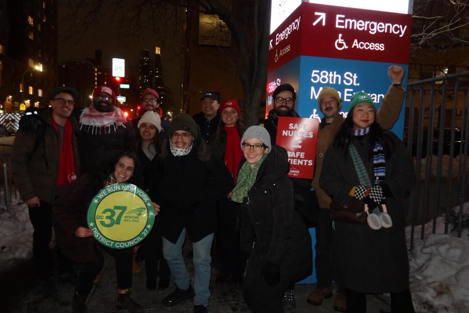 ICE Out of Minnesota, Solidarity with Striking Nurses