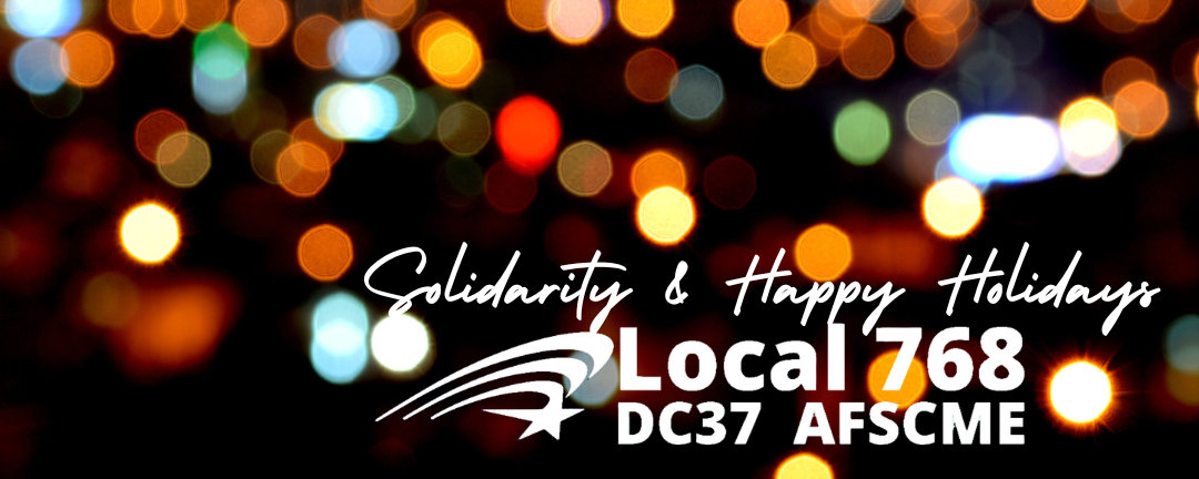 Solidarity and Happy Holidays!