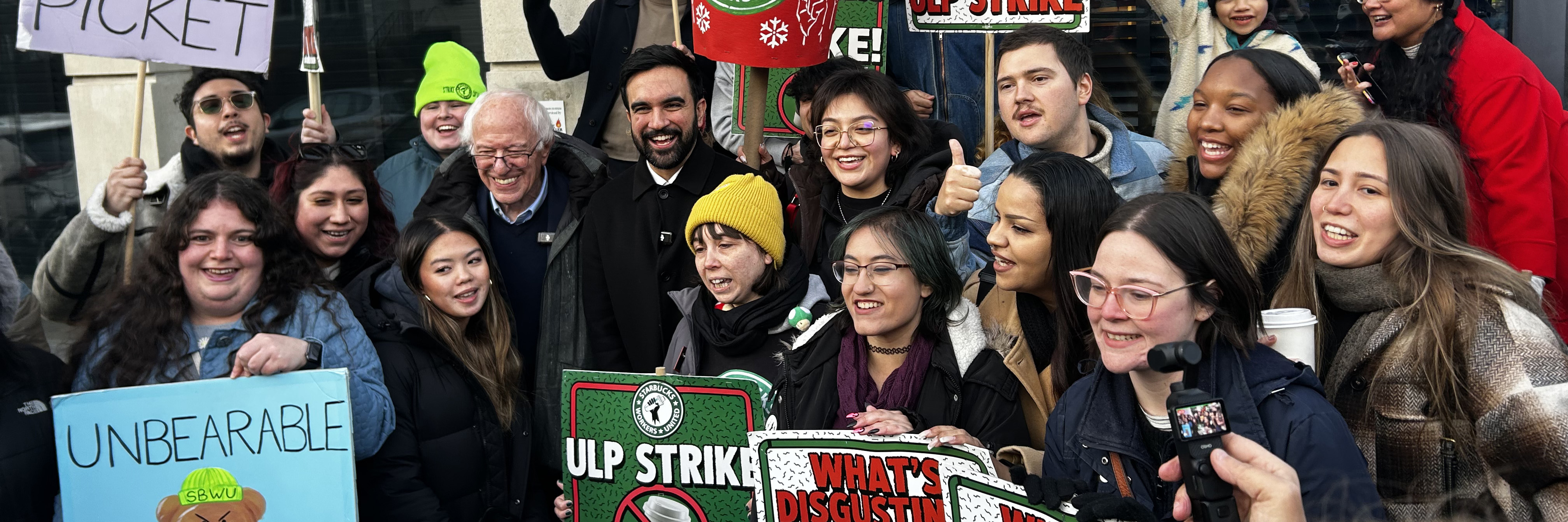Solidarity Season: our DCWP members help Starbucks Strikers win $39 million settlement