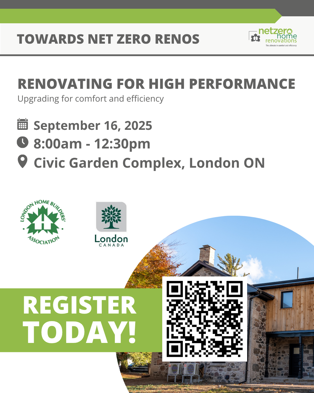 Renovating for High Performance Event Poster Renovating for High Performance Event Poster