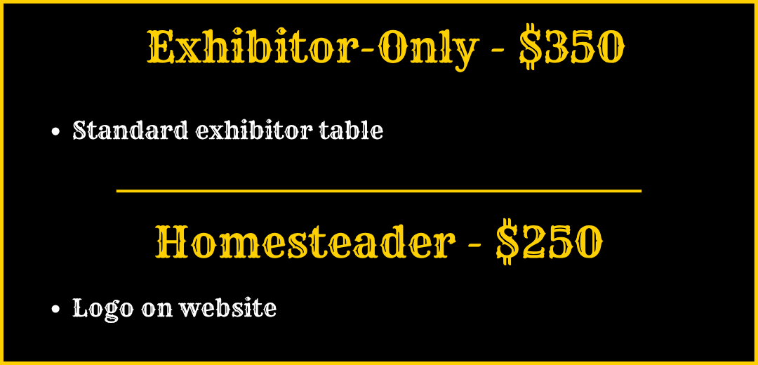Homesteader & Exhibitor Sponsor