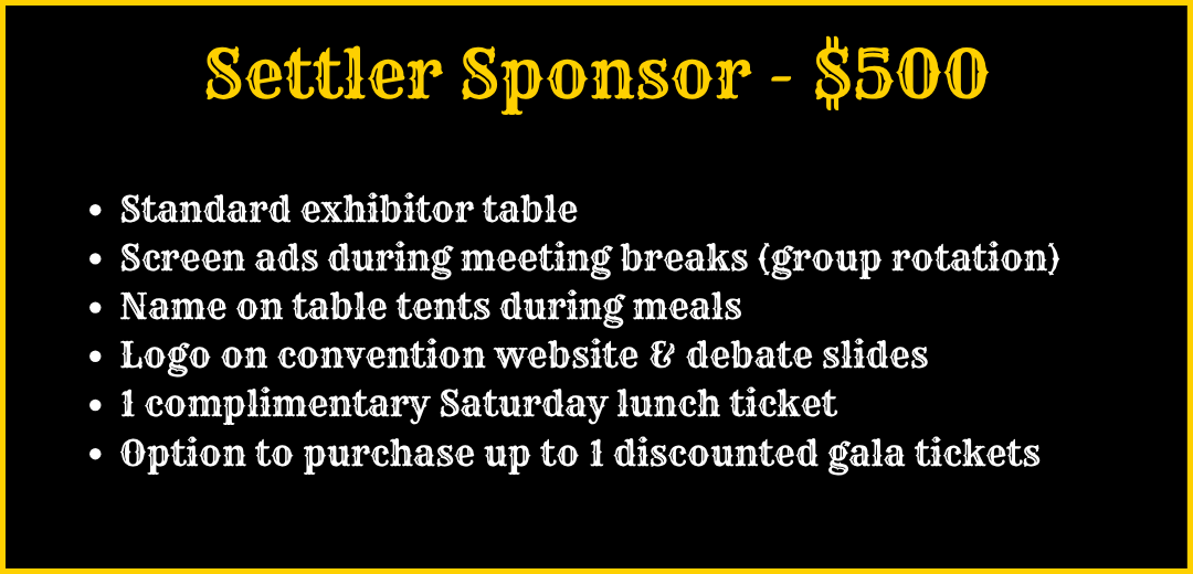 Settler Sponsor
