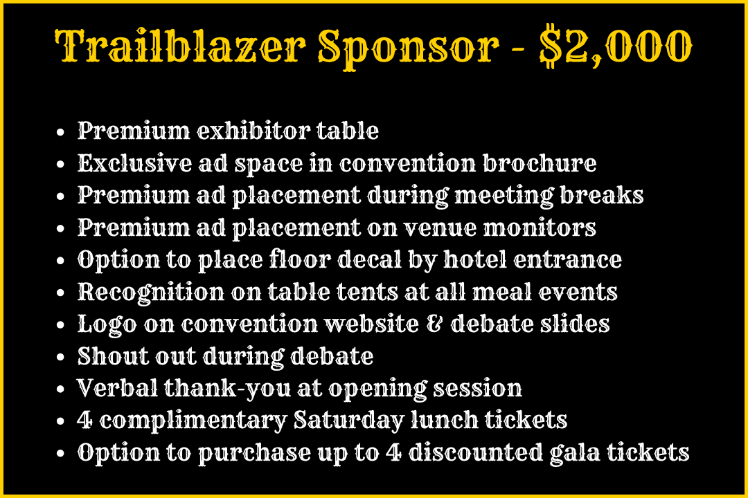 Trailblazer Sponsor