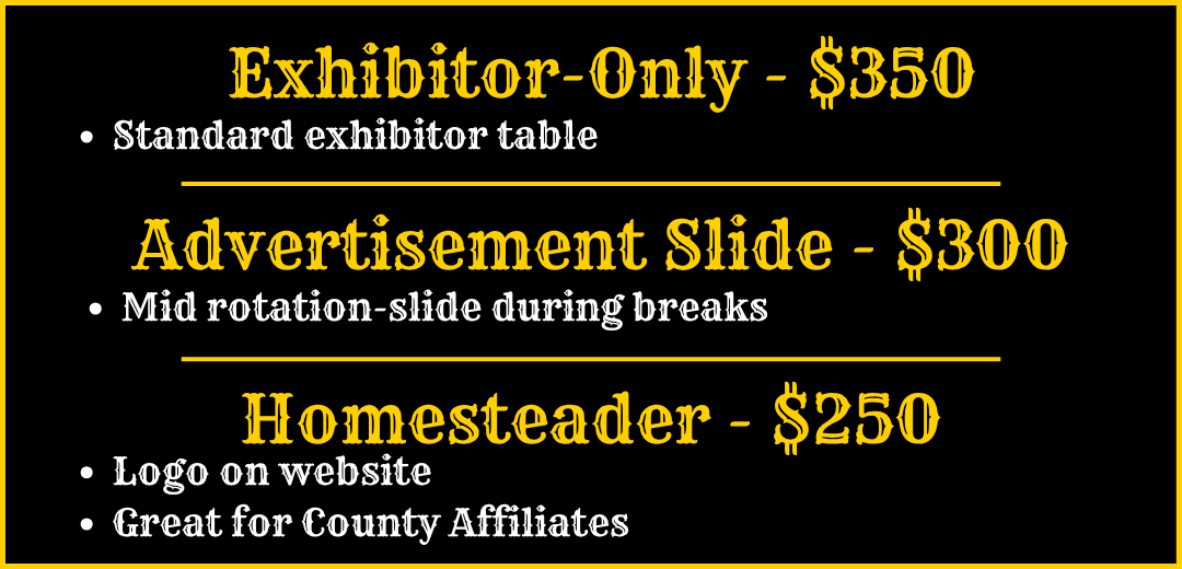 Homesteader & Exhibitor Sponsor