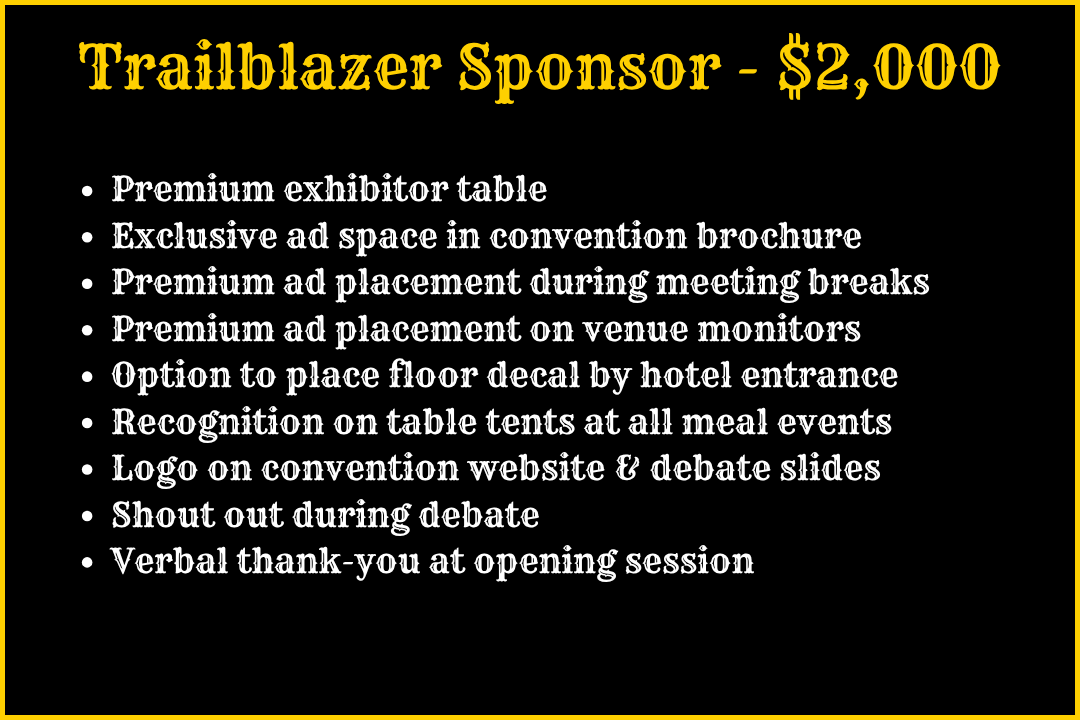 Trailblazer Sponsor