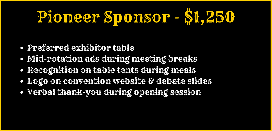 Pioneer Sponsor