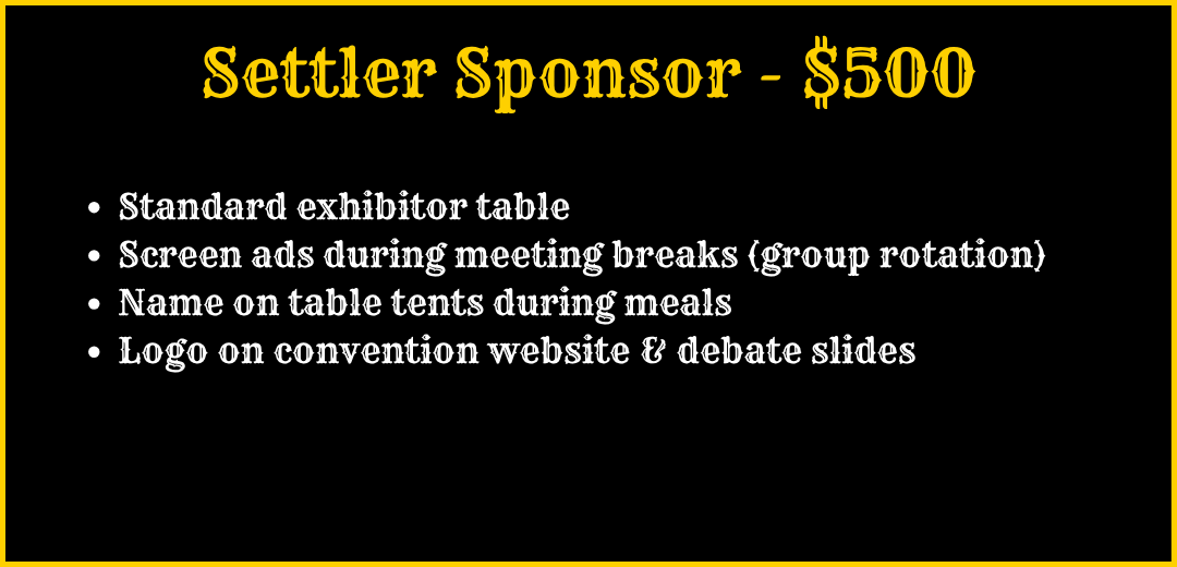 Settler Sponsor