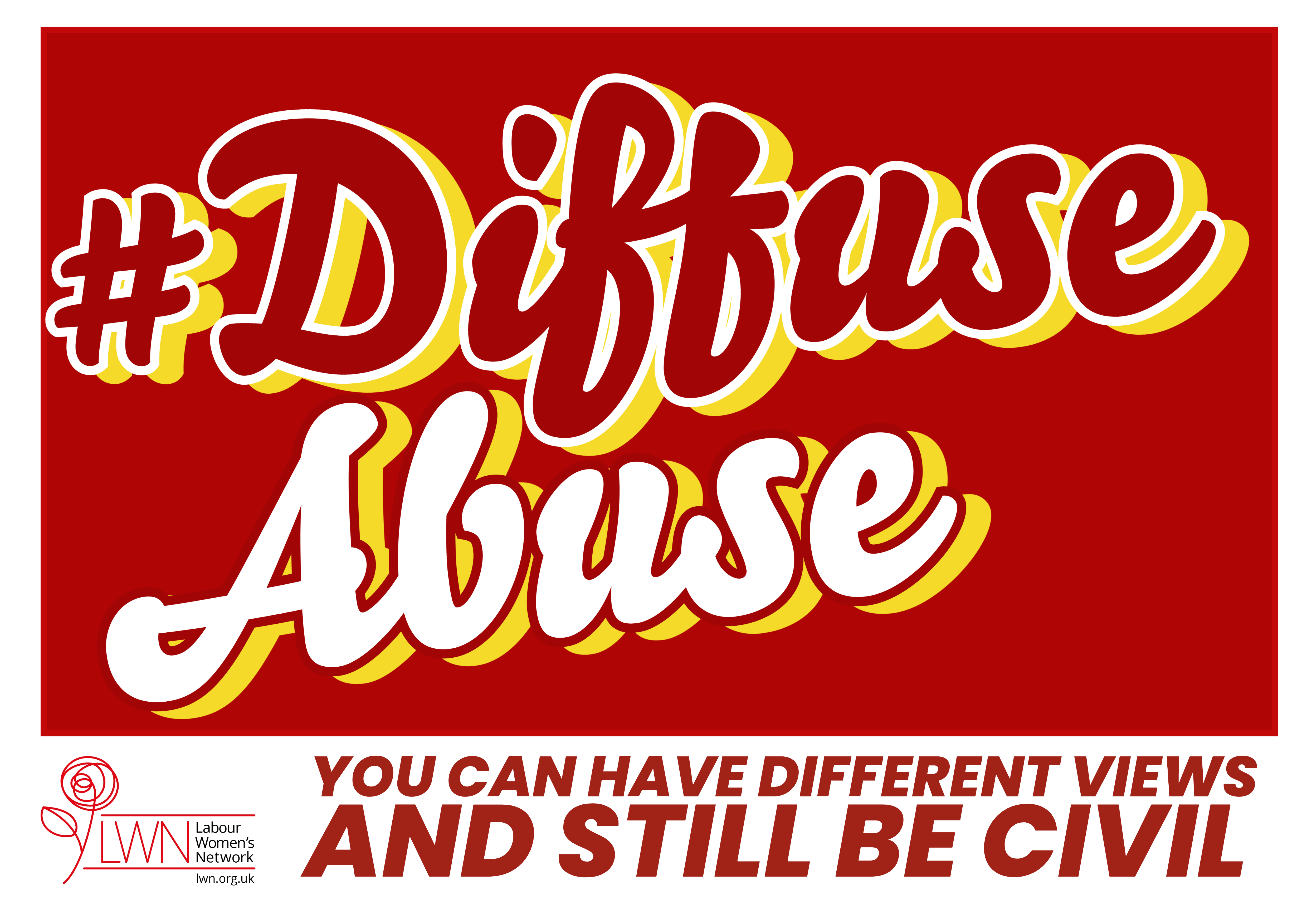 #diffuseAbuse graphic