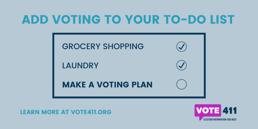 Make a voting plan graphic