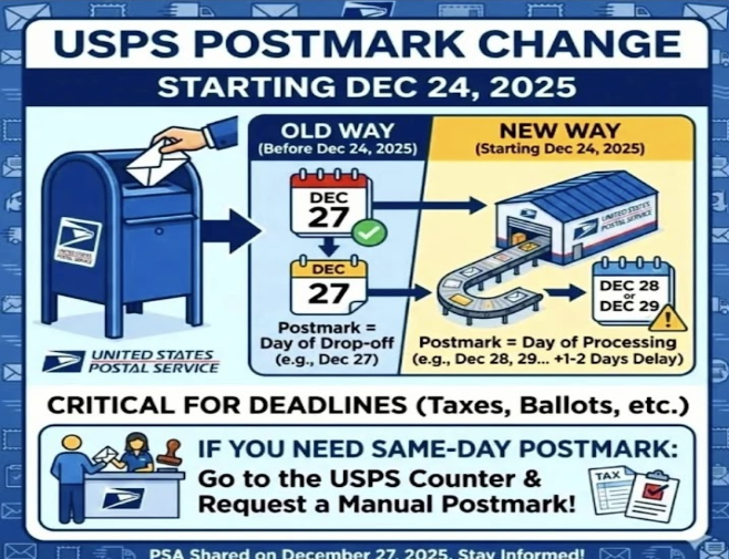 USPS Postmark Rules 20251224