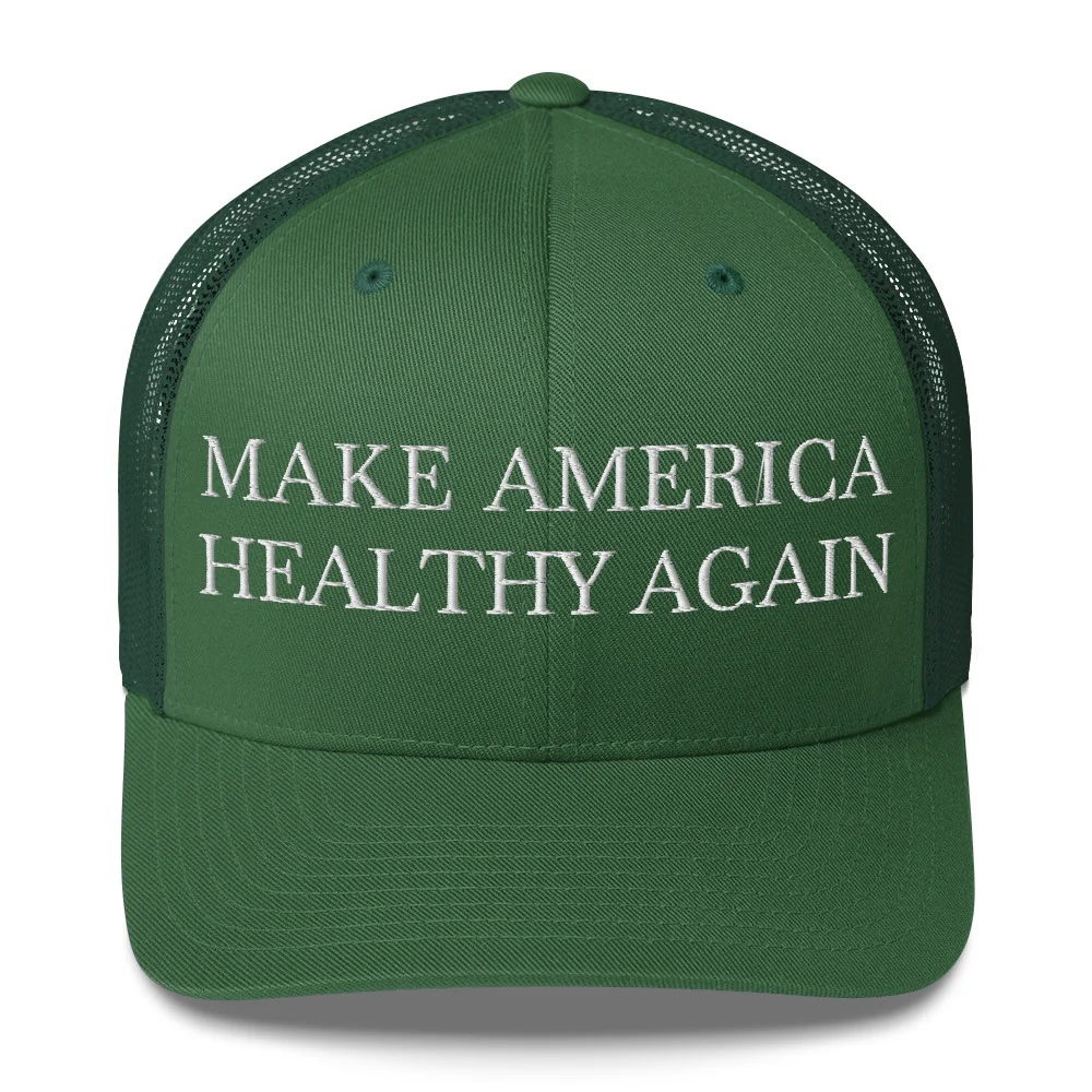 https://shop.mahaaction.com/collections/best-sellers/products/make-america-healthy-again-embroidered-trucker-cap