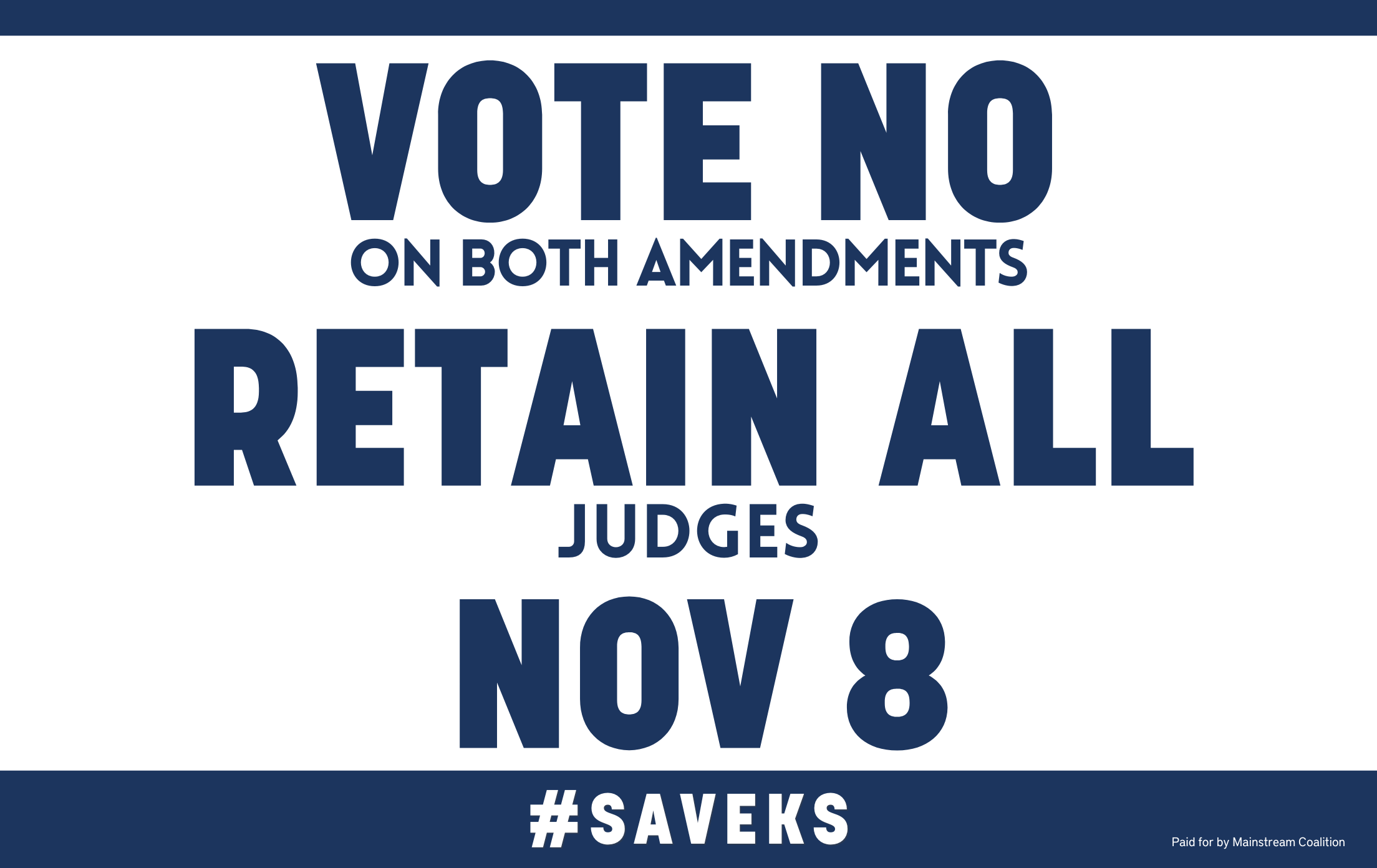 Vote No Again To Savekansas