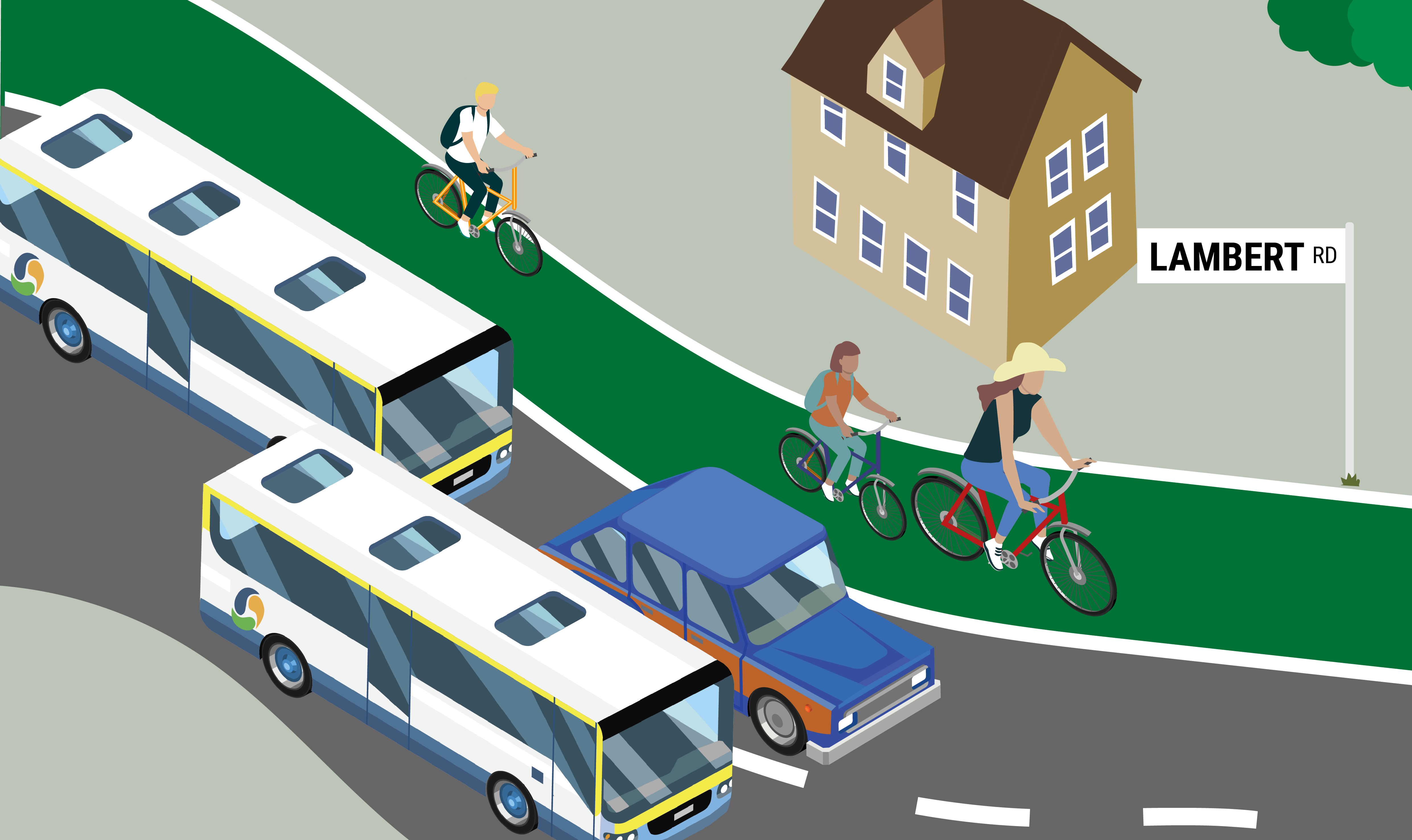 Maiwar still doesn't have a complete network of separated bikeways | We need full funding to fix the missing links.