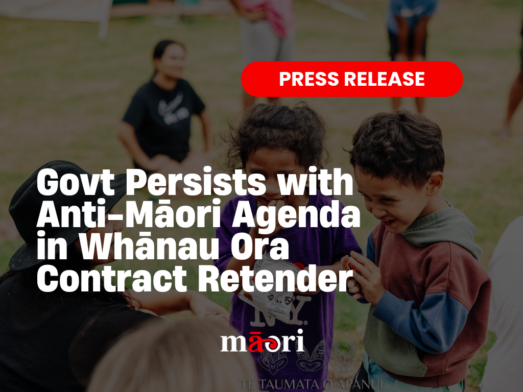  Govt Persists with Anti-Māori Agenda in Whānau Ora Contract Retender preview image