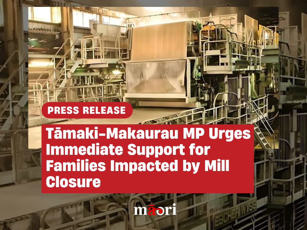 Tāmaki-Makaurau MP Urges Immediate Support for Families Impacted by Mill Closure preview image