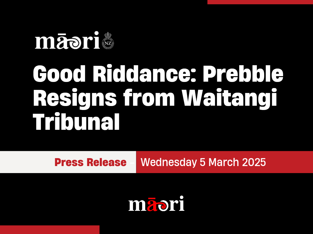 Good Riddance: Prebble Resigns from Waitangi Tribunal preview image